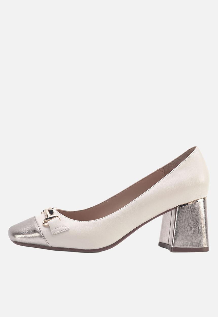 Nine West - Behna heel - cream