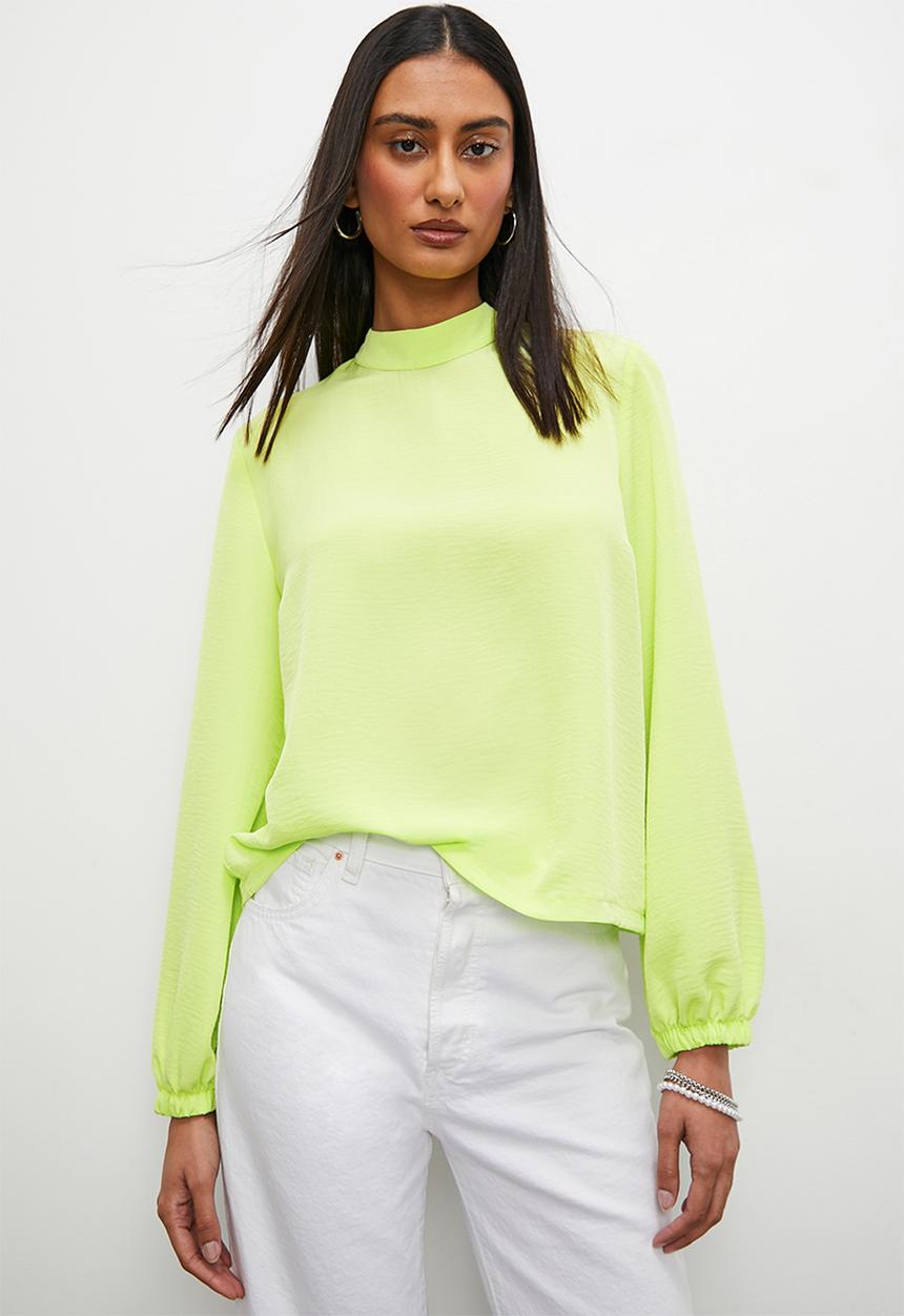 Superbalist - High neck blouse - pale green