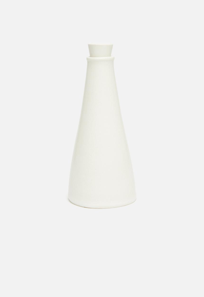 Mervyn Gers - Olive oil bottle - white satin matte