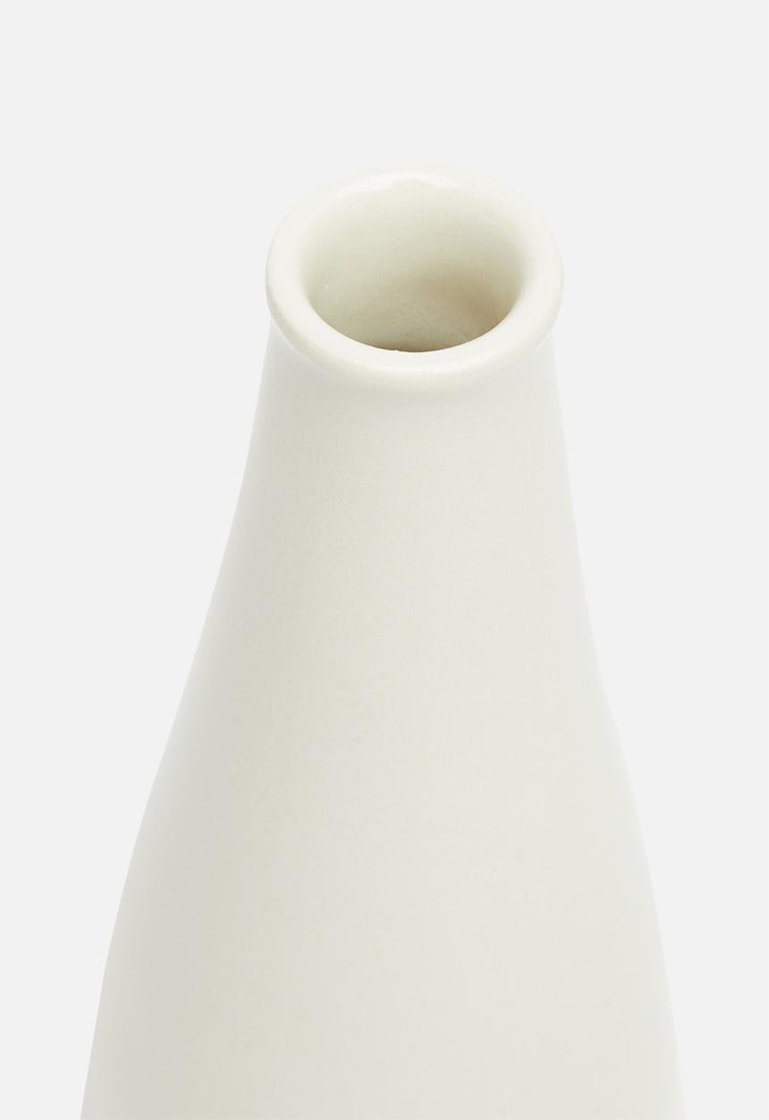 Mervyn Gers - Olive oil bottle - white satin matte