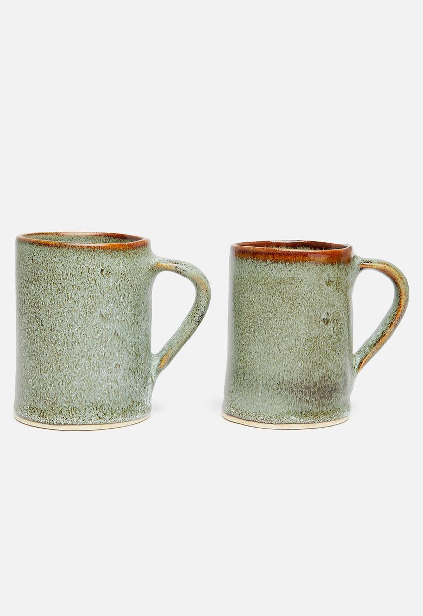 Mervyn Gers - Wide mug set of 2 - paternoster