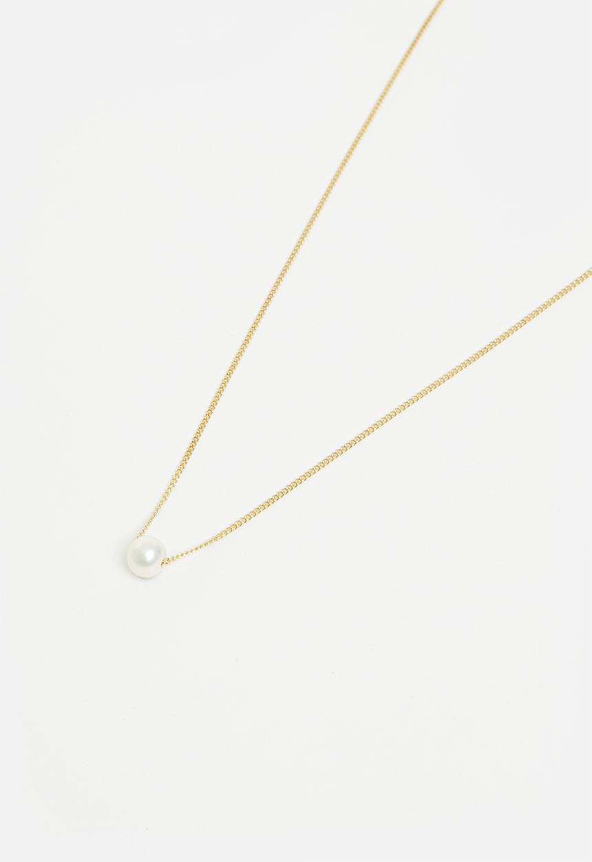 Lorne - Pearl chain 40cm - gold plated silver