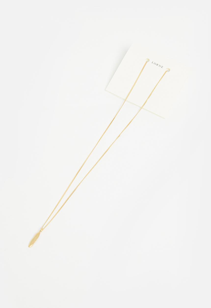 Lorne - Spear pendant high chain - gold