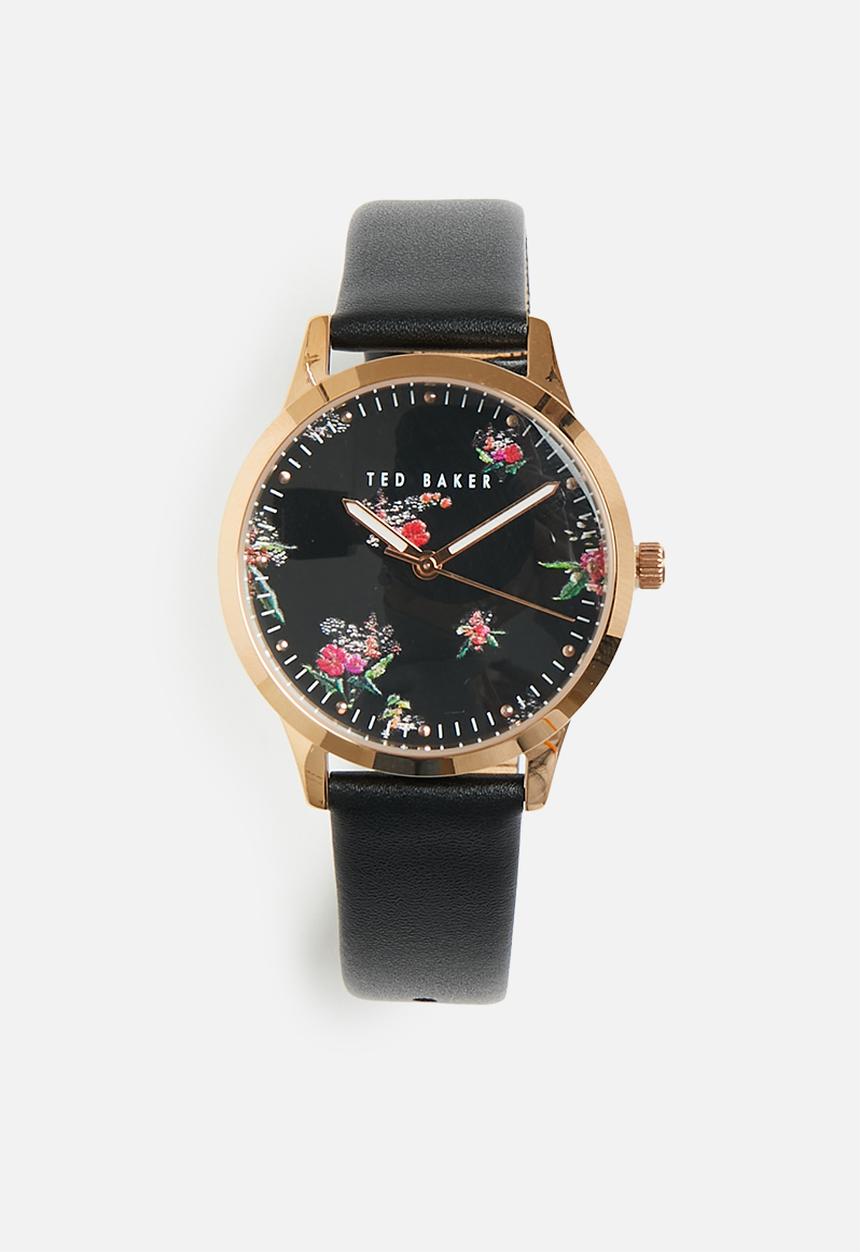 Ted Baker - Ammy Magnolia Ladies Wristwatch - Black & Gold
