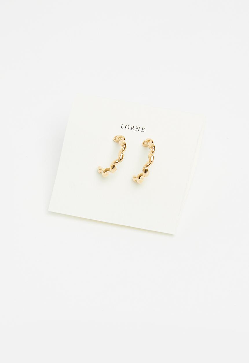 Lorne - Twist hoop - gold