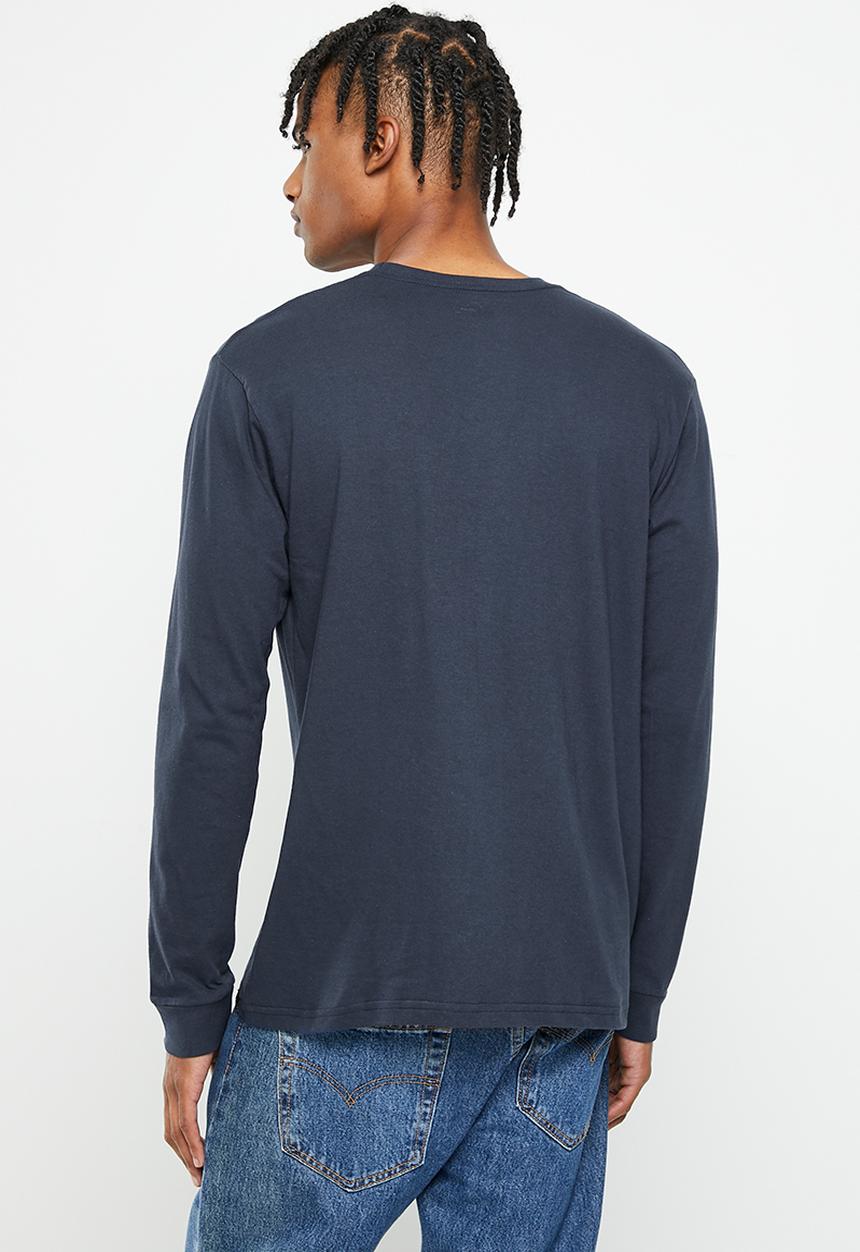 Quiksilver - Corp logo ls tee