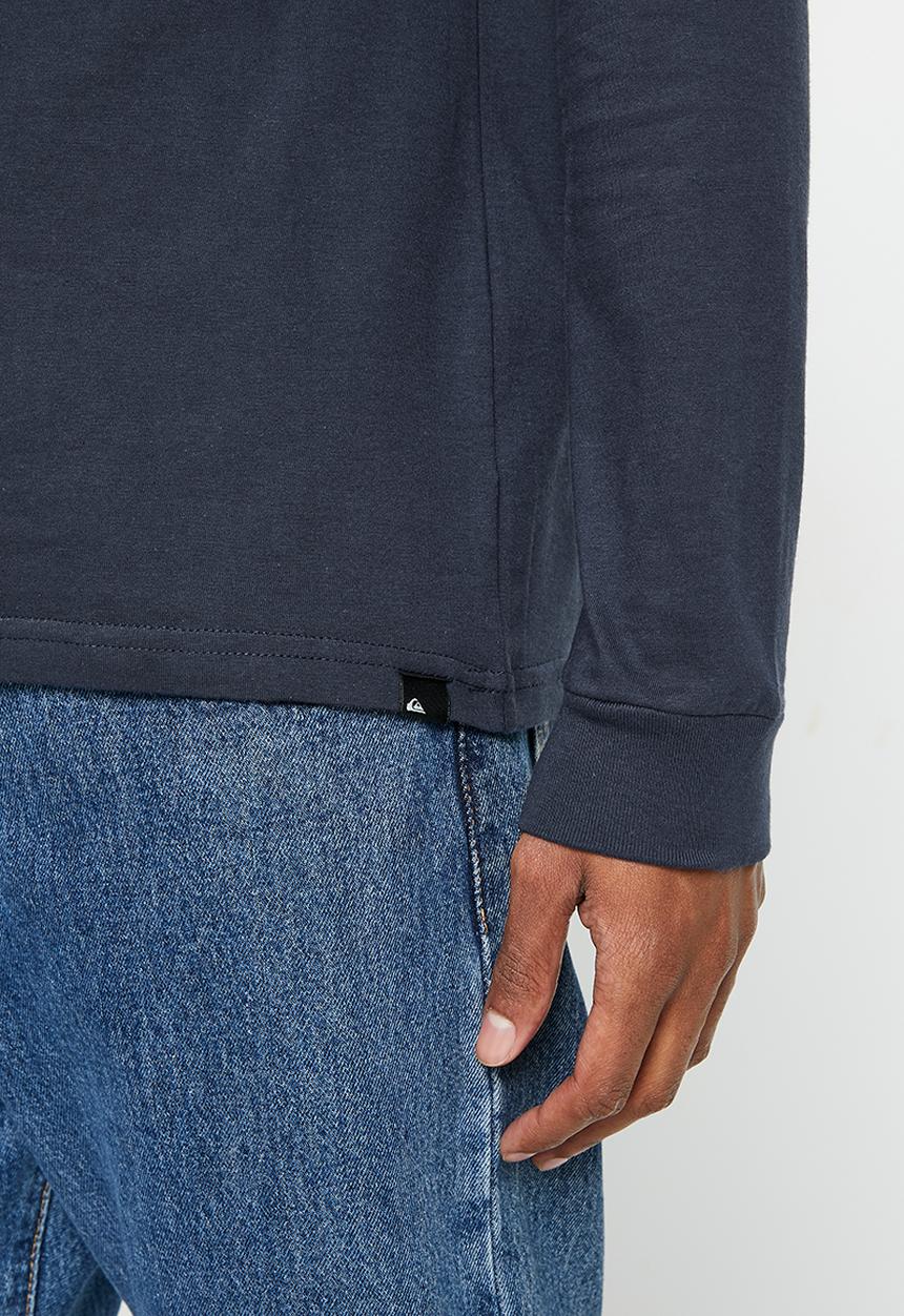 Quiksilver - Corp logo ls tee