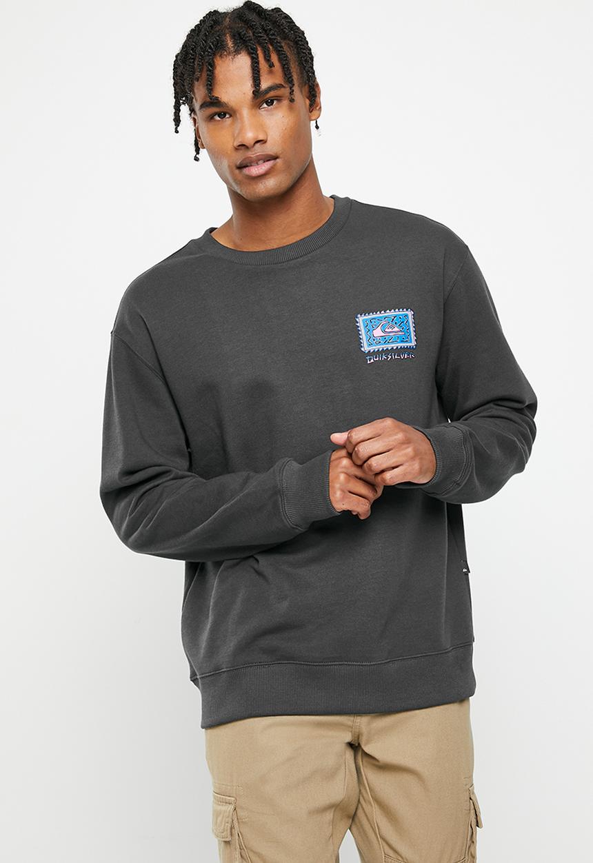 Quiksilver - Neon slab crew  tarmac