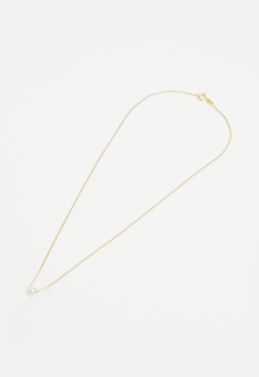 Lorne - Pearl chain 45cm - gold plated silver