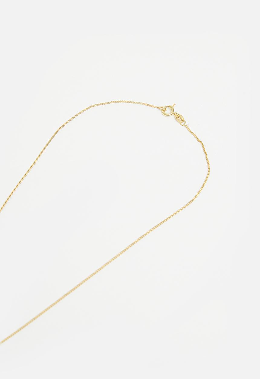 Lorne - Pearl chain 45cm - gold plated silver