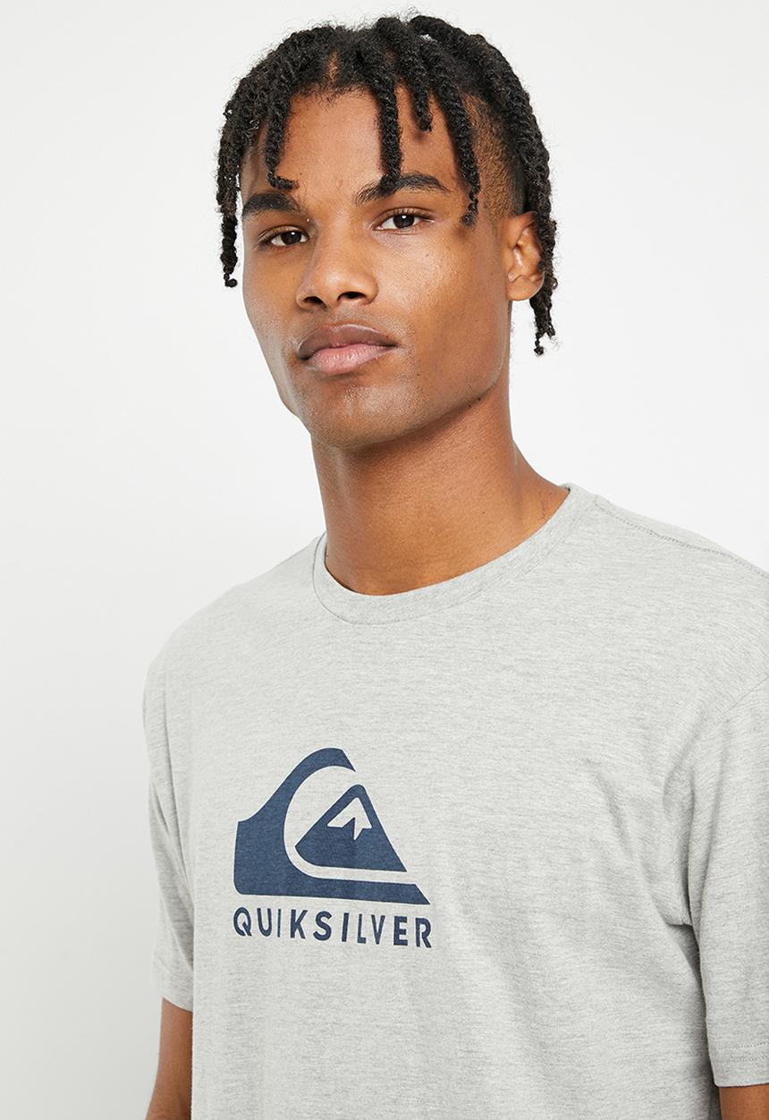 Quiksilver - Corp logo ss  athletic heather