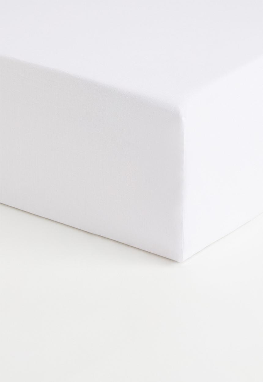 H&M - Fitted cotton sheet - white