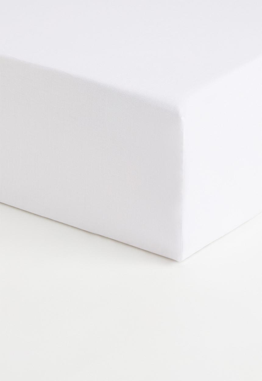 H&M - Fitted cotton sheet - white