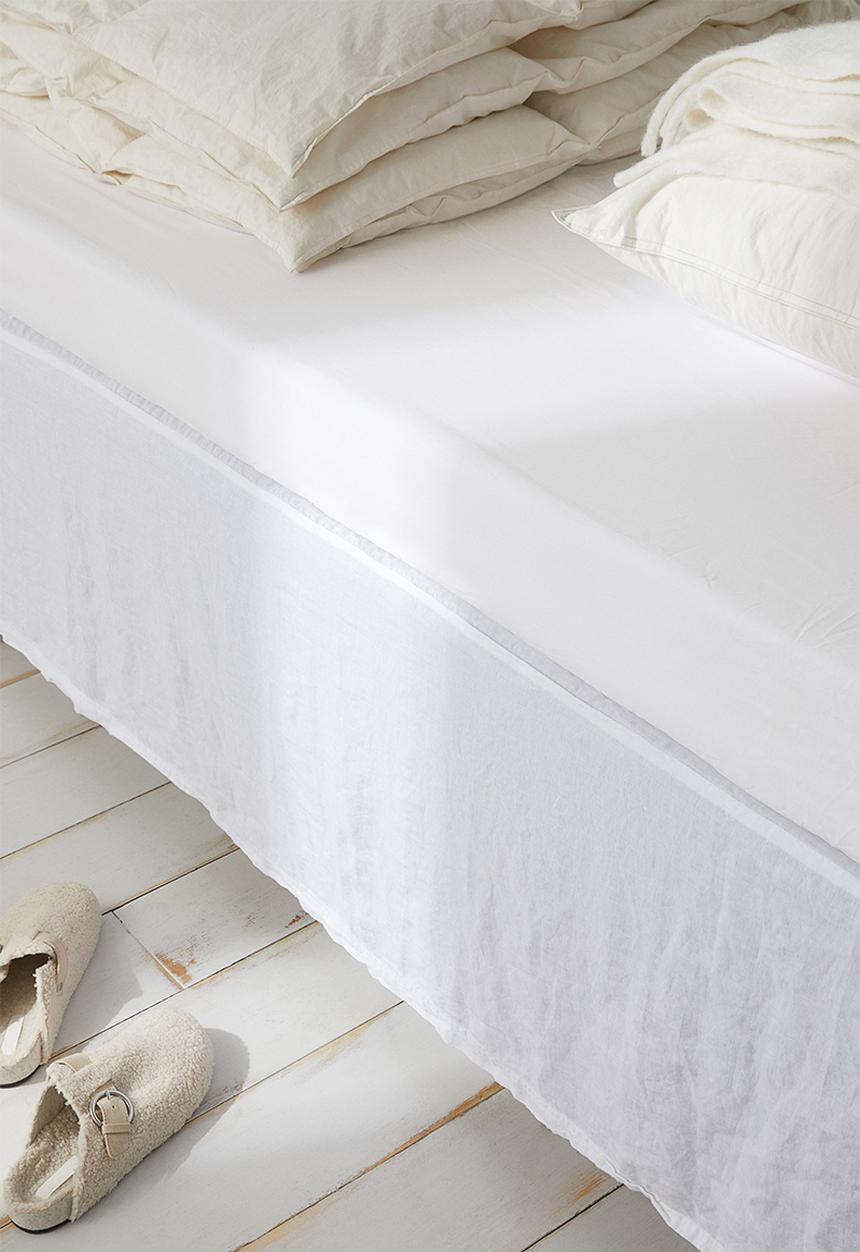 H&M - Fitted cotton sheet - white