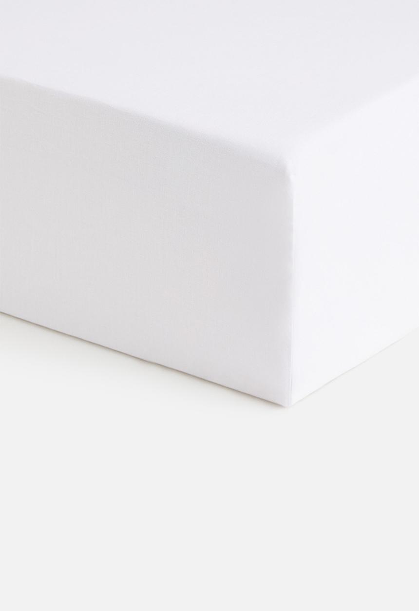 H&M - Fitted cotton sheet - white