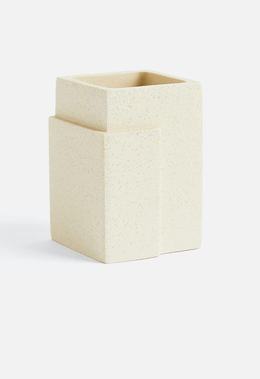 H&M - Toothbrush mug - light beige