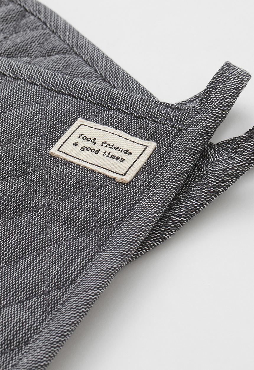 H&M - 2-pack pot holders - dark grey marl 