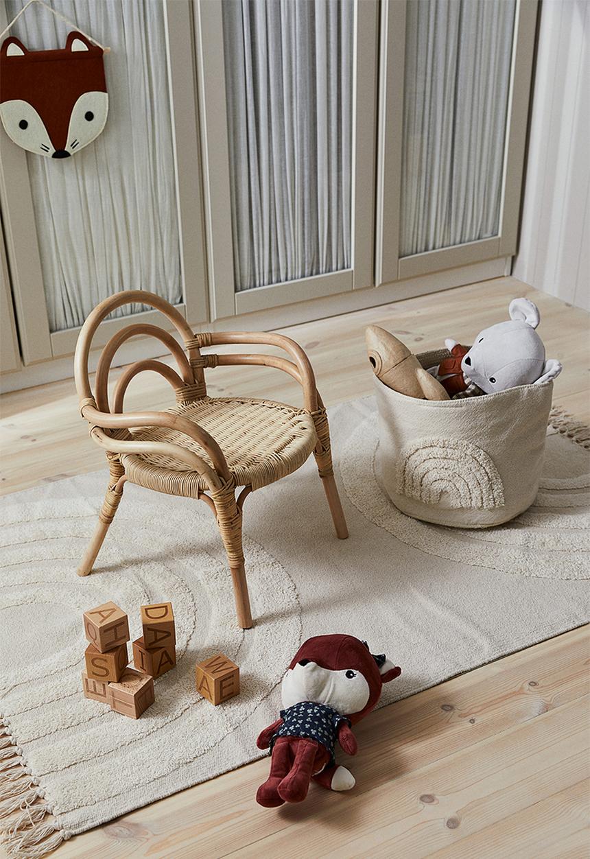 H&M - Cotton storage basket - light beige
