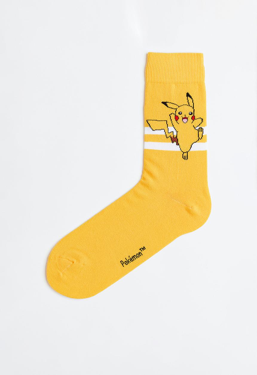 H&M - Motif-detail socks - yellow/pokémon