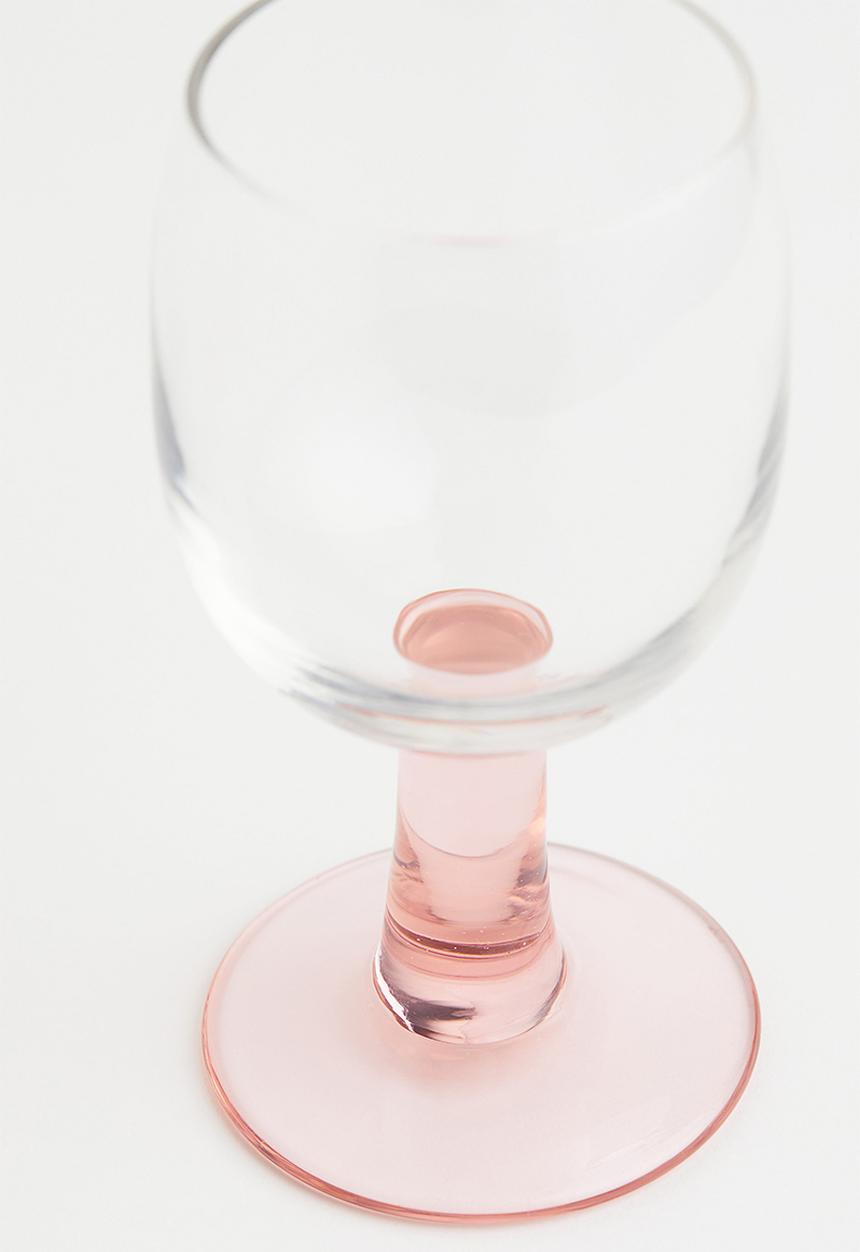 H&M - Wine glass - light pink