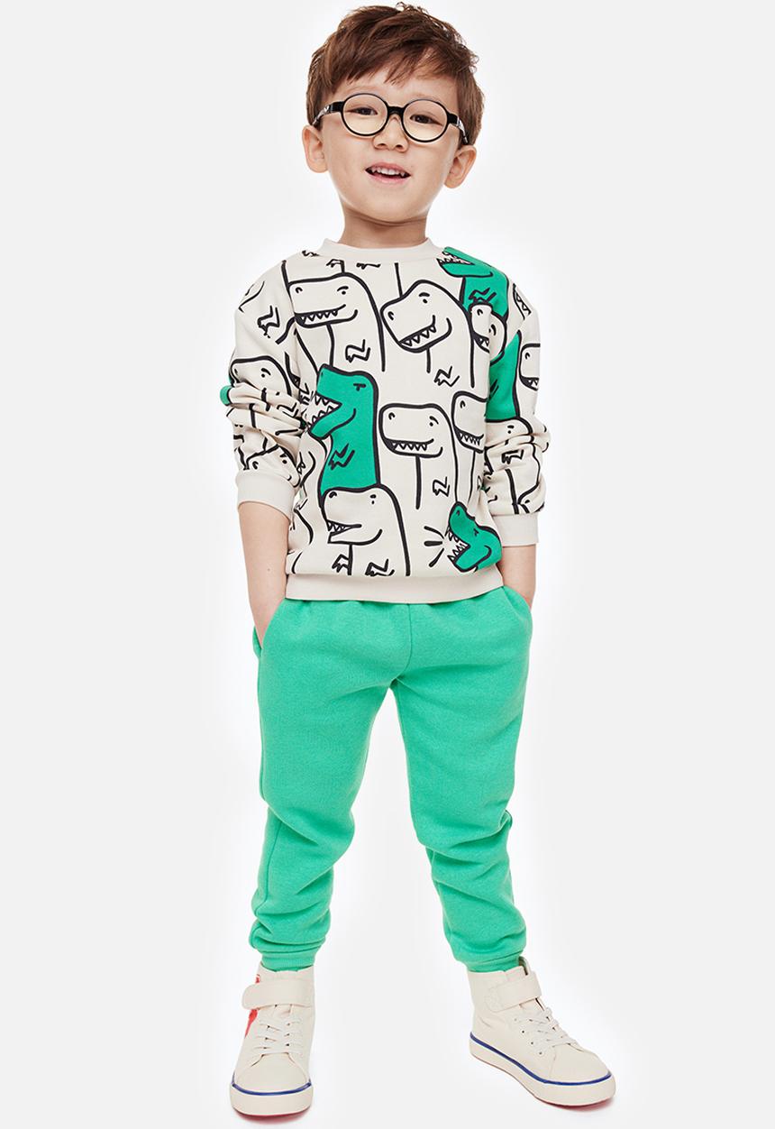 H&M - Brushed-inside joggers - green