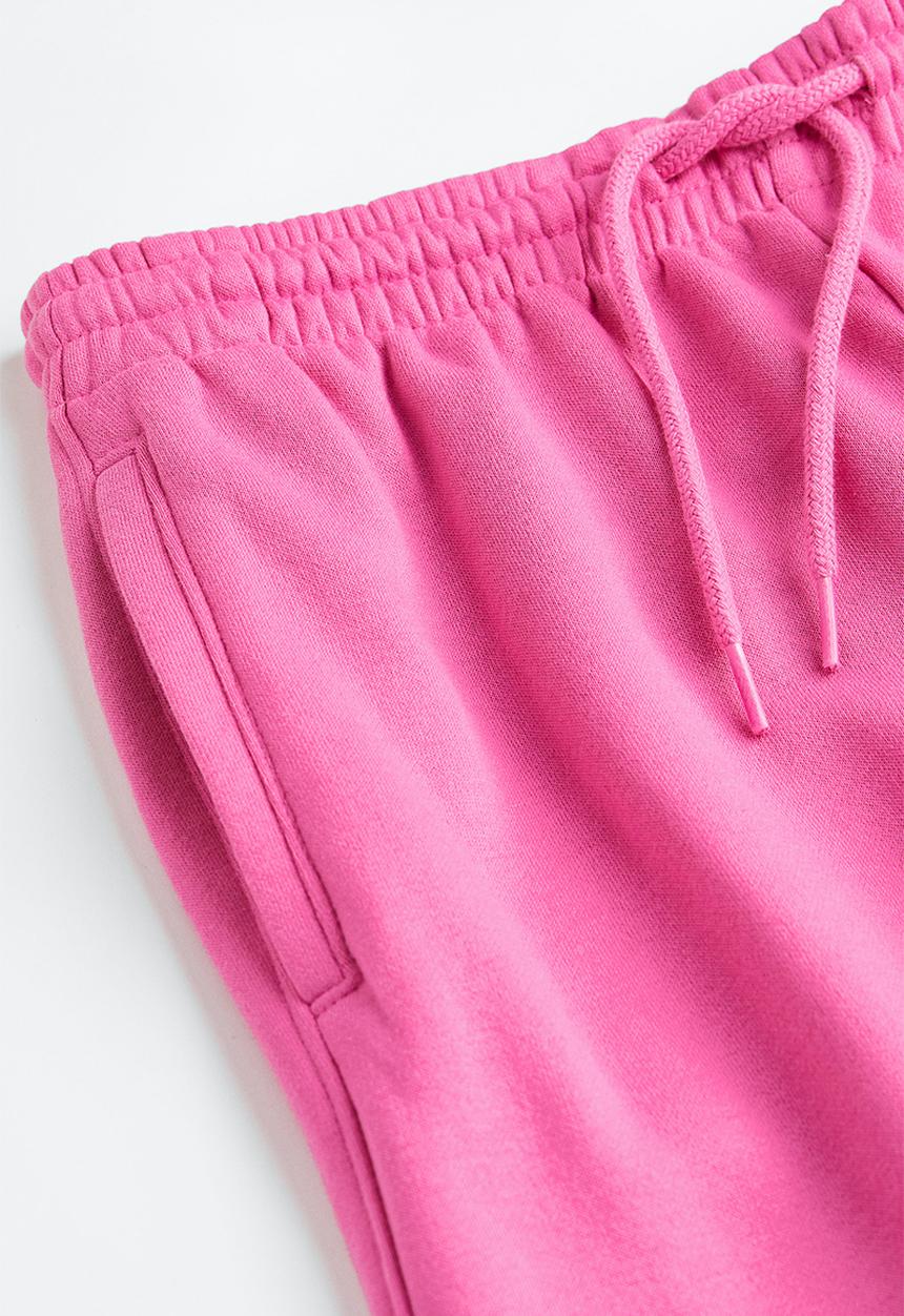 H&M - High-waisted joggers - cerise 