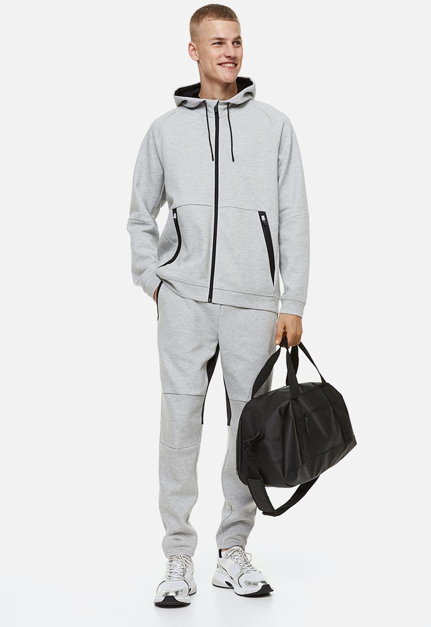 H&M - Drymove™ sports joggers - light grey marl