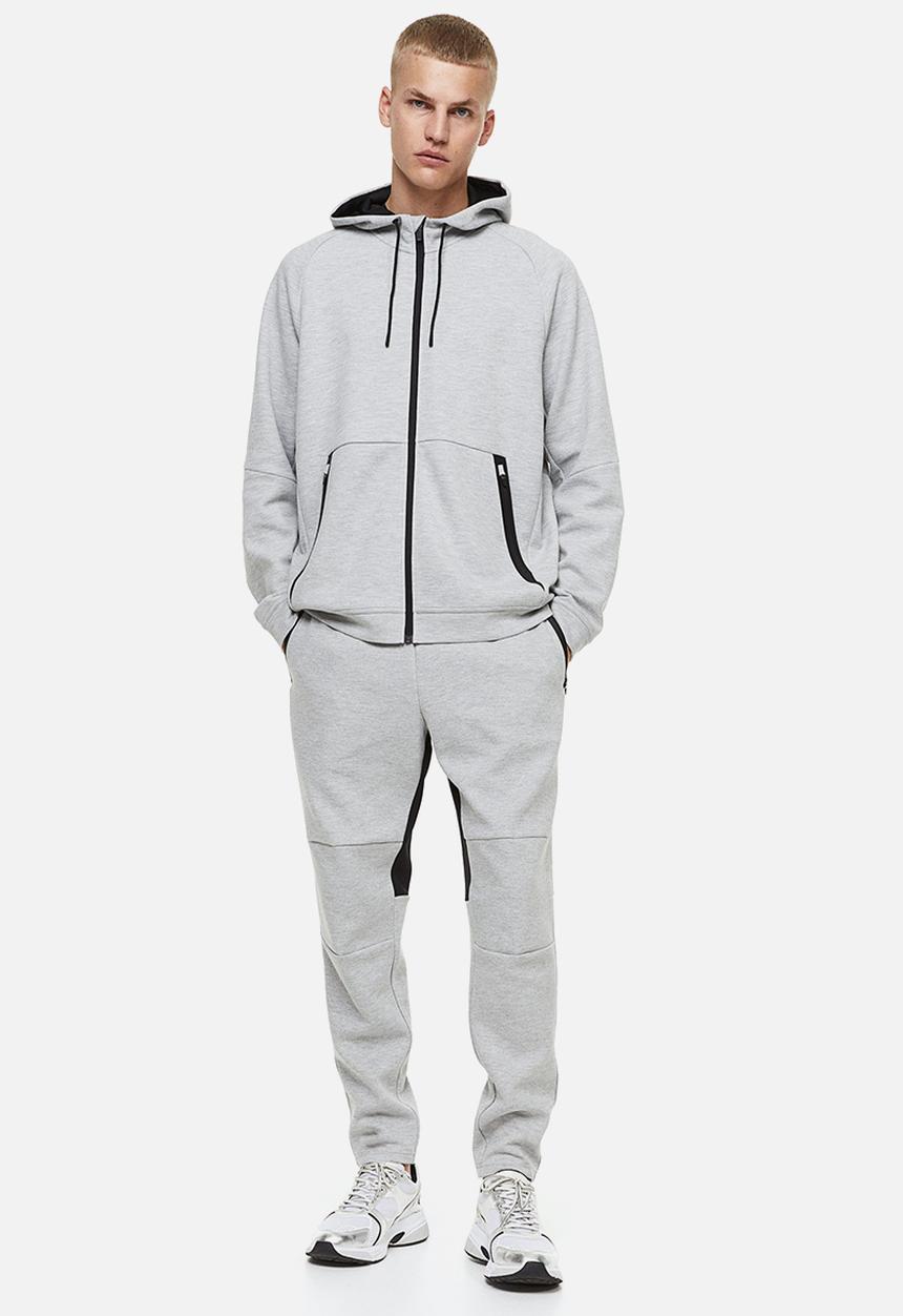H&M - Drymove™ sports joggers - light grey marl