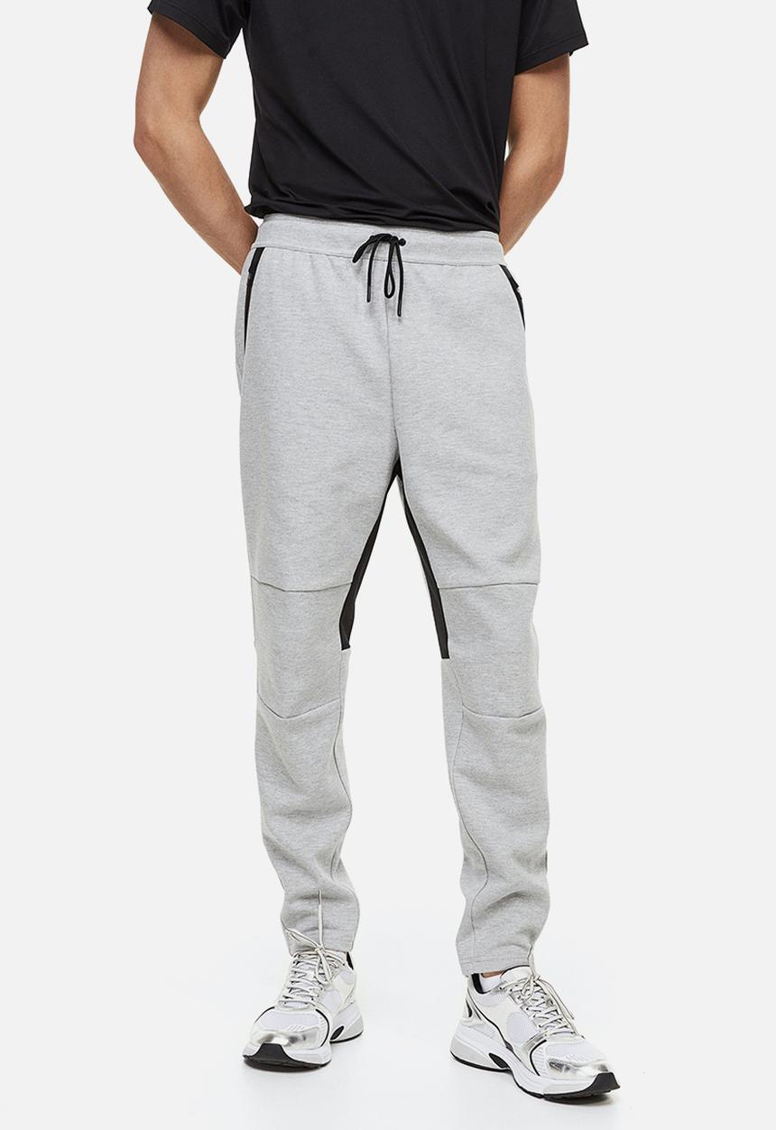 H&M - Drymove™ sports joggers - light grey marl