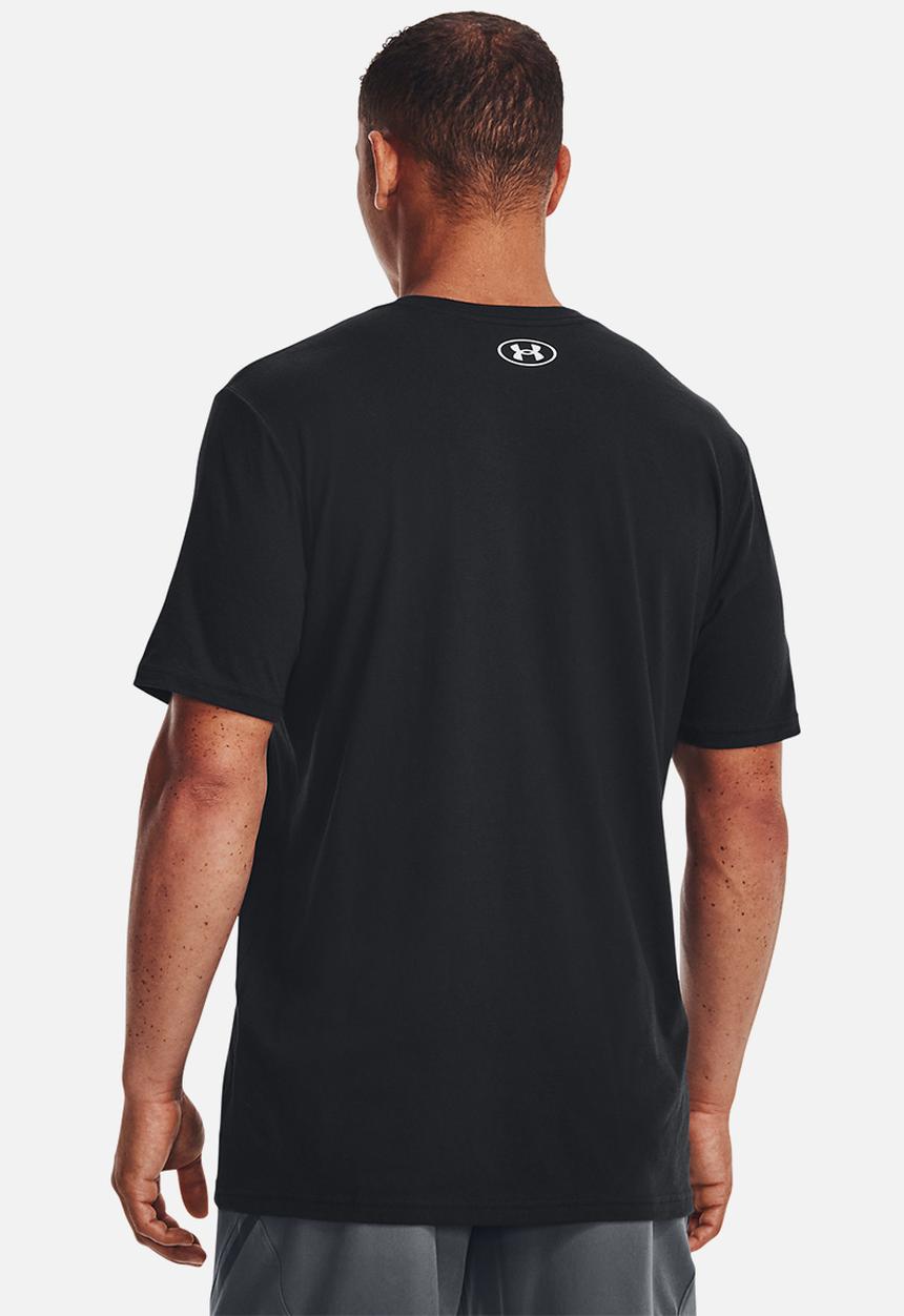 Under Armour - Ua camo chest stripe short sleeve - black