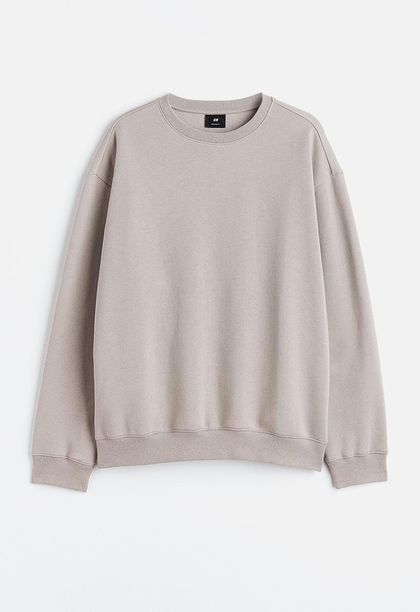 H&M - Relaxed fit sweatshirt - greige