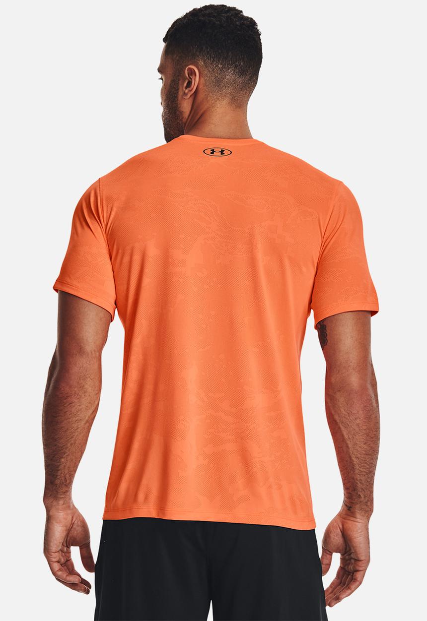 Under Armour - Ua tech vent jacquard short sleeve - orange blast