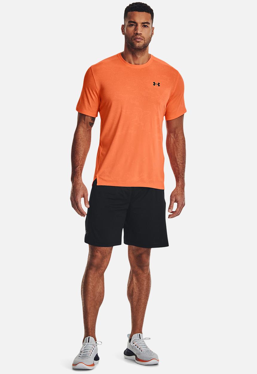 Under Armour - Ua tech vent jacquard short sleeve - orange blast