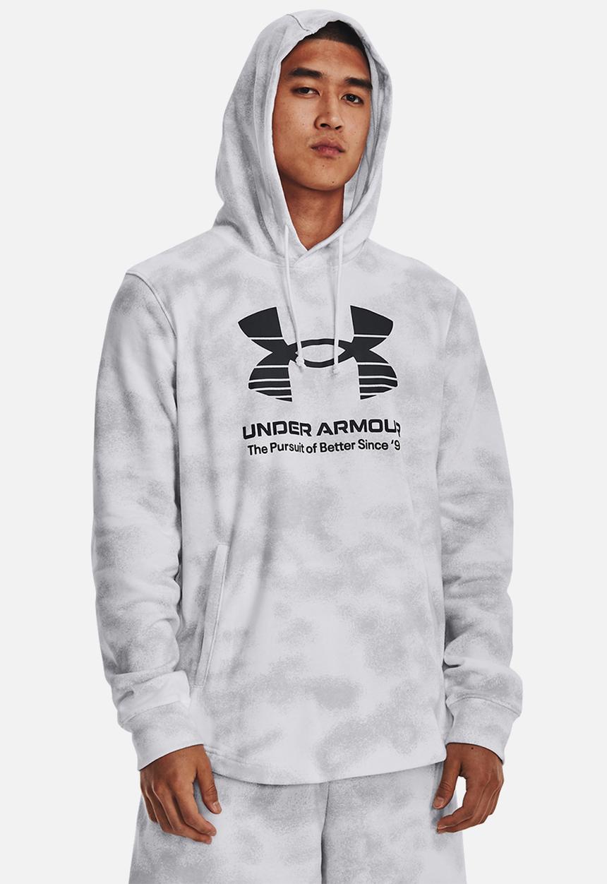 Under Armour - Ua rival terry novelty hoodie - white