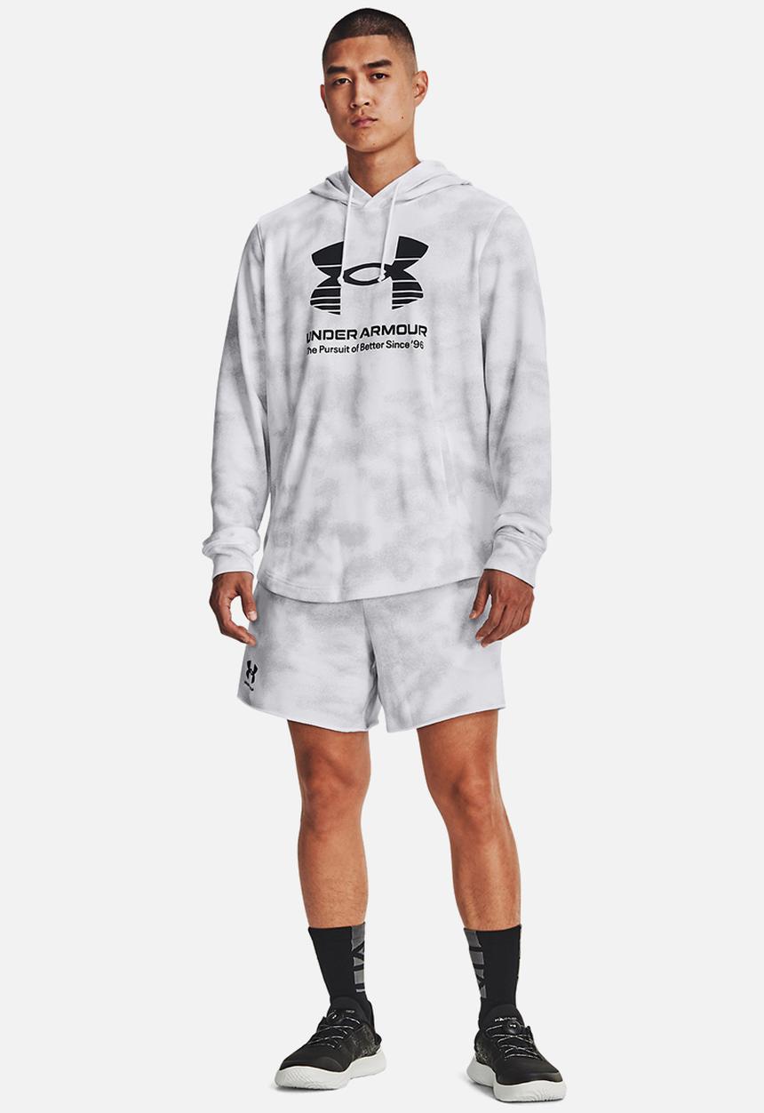 Under Armour - Ua rival terry novelty hoodie - white