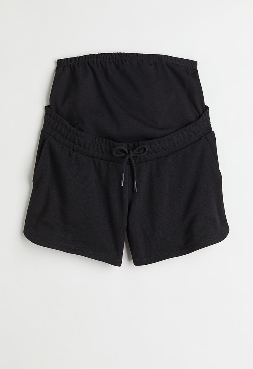 H&M - Mama sweatshirt shorts - black