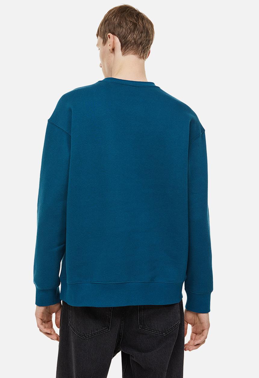 H&M - Relaxed fit sweatshirt - dark turquoise/pokémon 