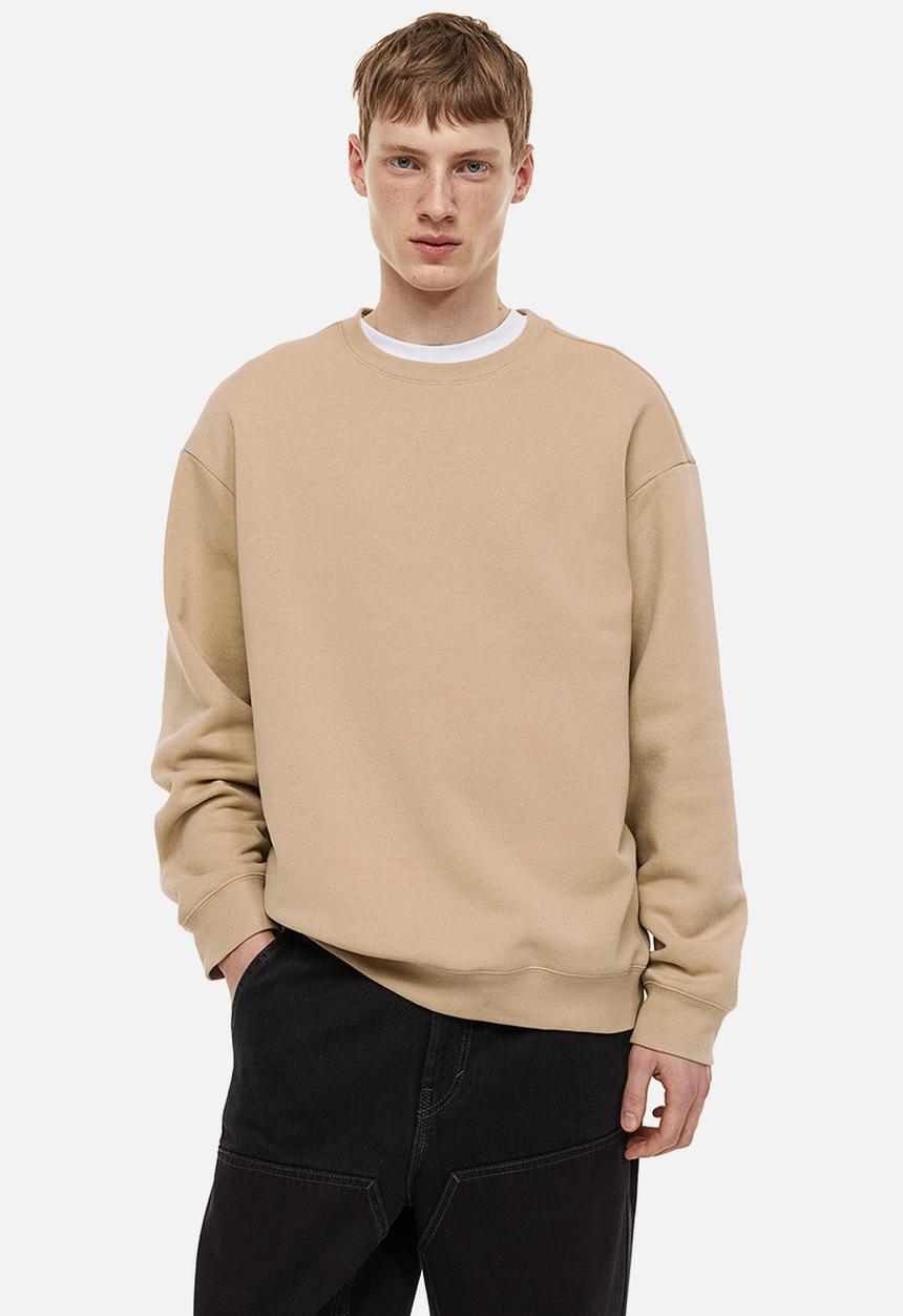 H&M - Relaxed fit sweatshirt - beige