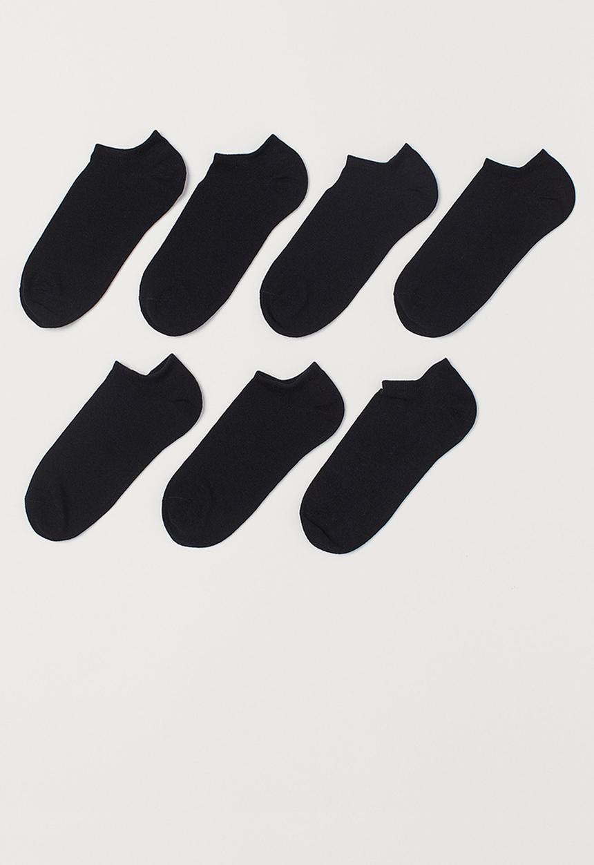 H&M - 7-pack trainer socks - black