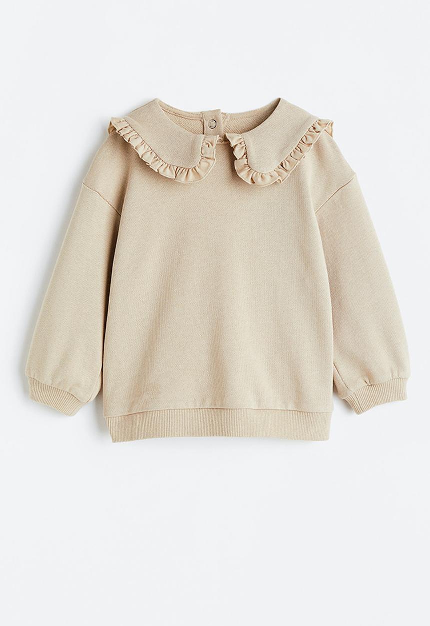 H&M - Cotton sweatshirt - beige