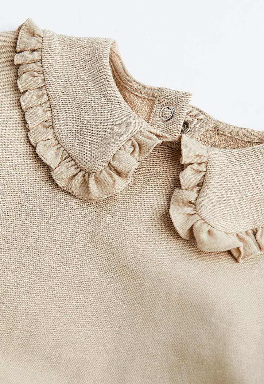 H&M - Cotton sweatshirt - beige