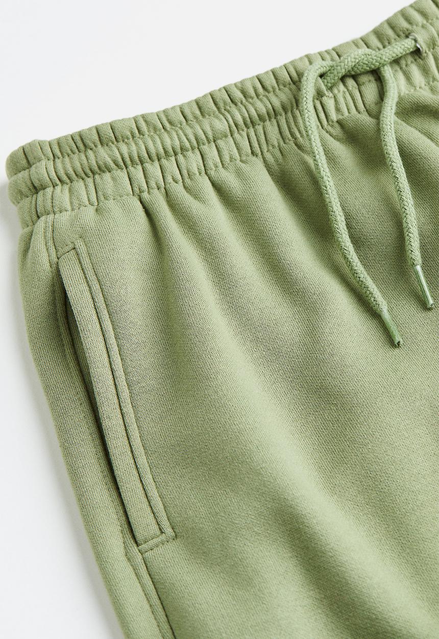 H&M - High-waisted joggers - green