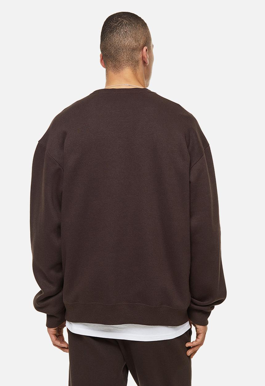 H&M - Relaxed fit sweatshirt - dark brown