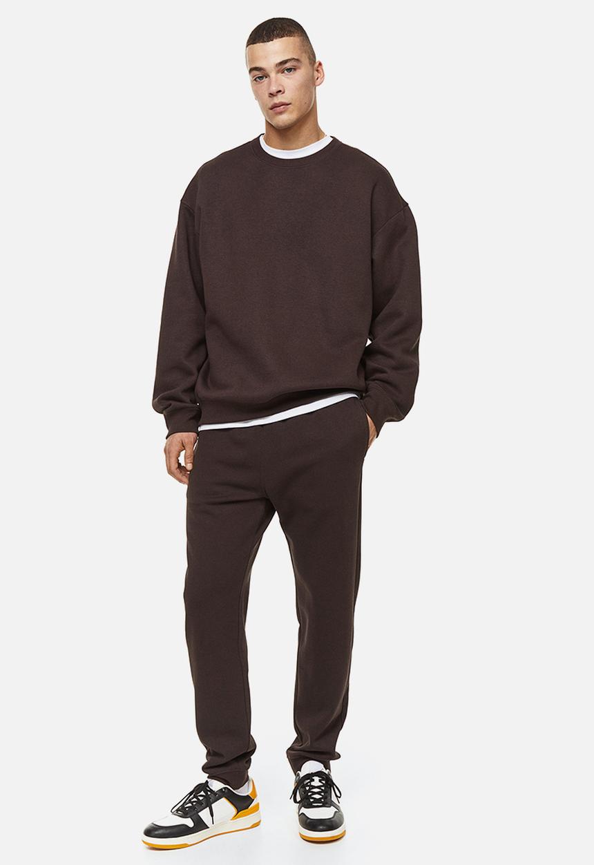 H&M - Relaxed fit sweatshirt - dark brown