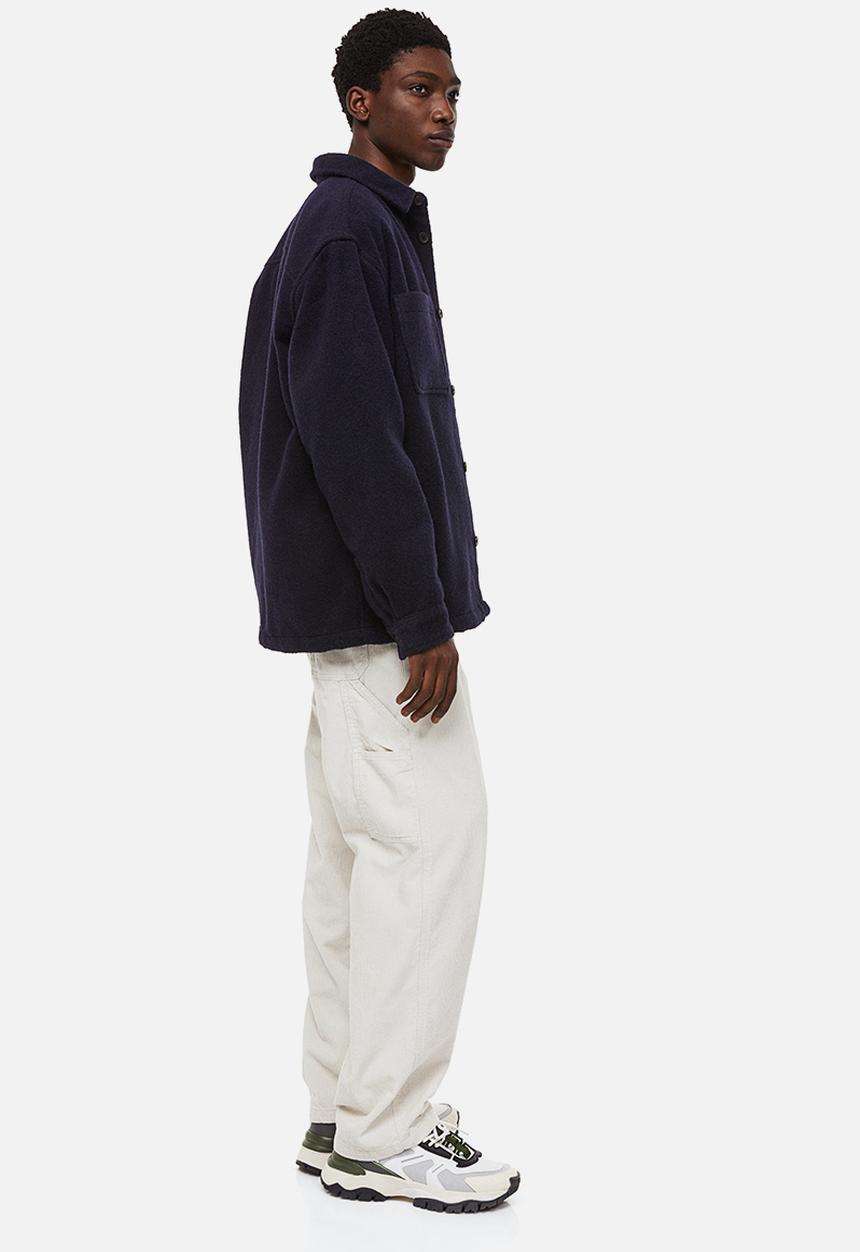 H&M - Relaxed fit overshirt - dark blue 