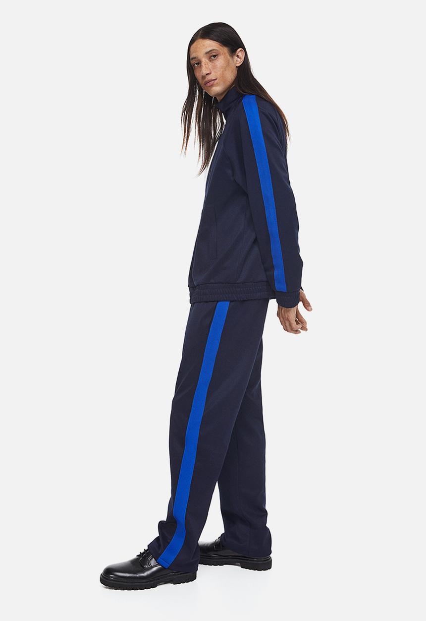 H&M - Relaxed fit track jacket - dark blue