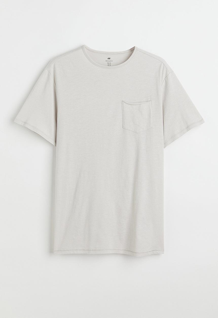 H&M - Regular fit t-shirt - light beige