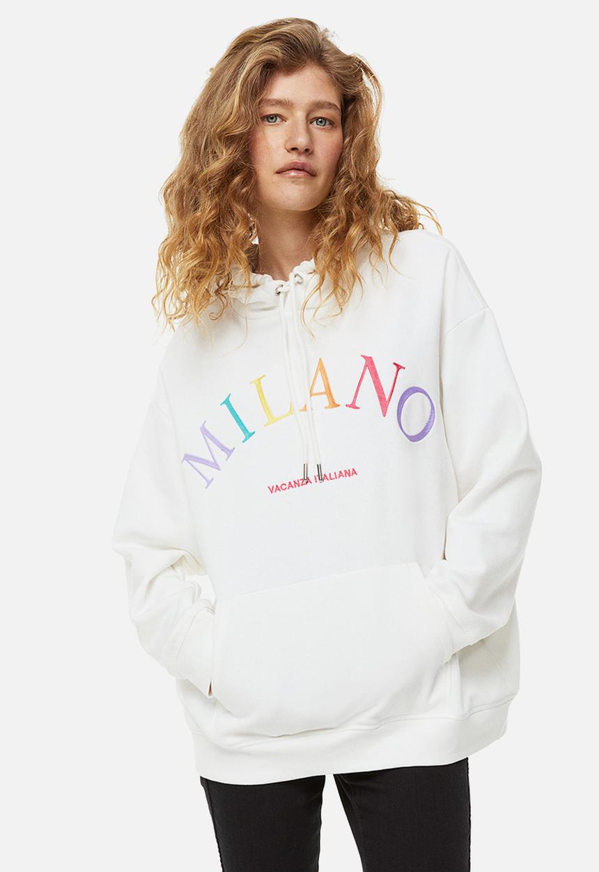 H&M - Hoodie - multi,white