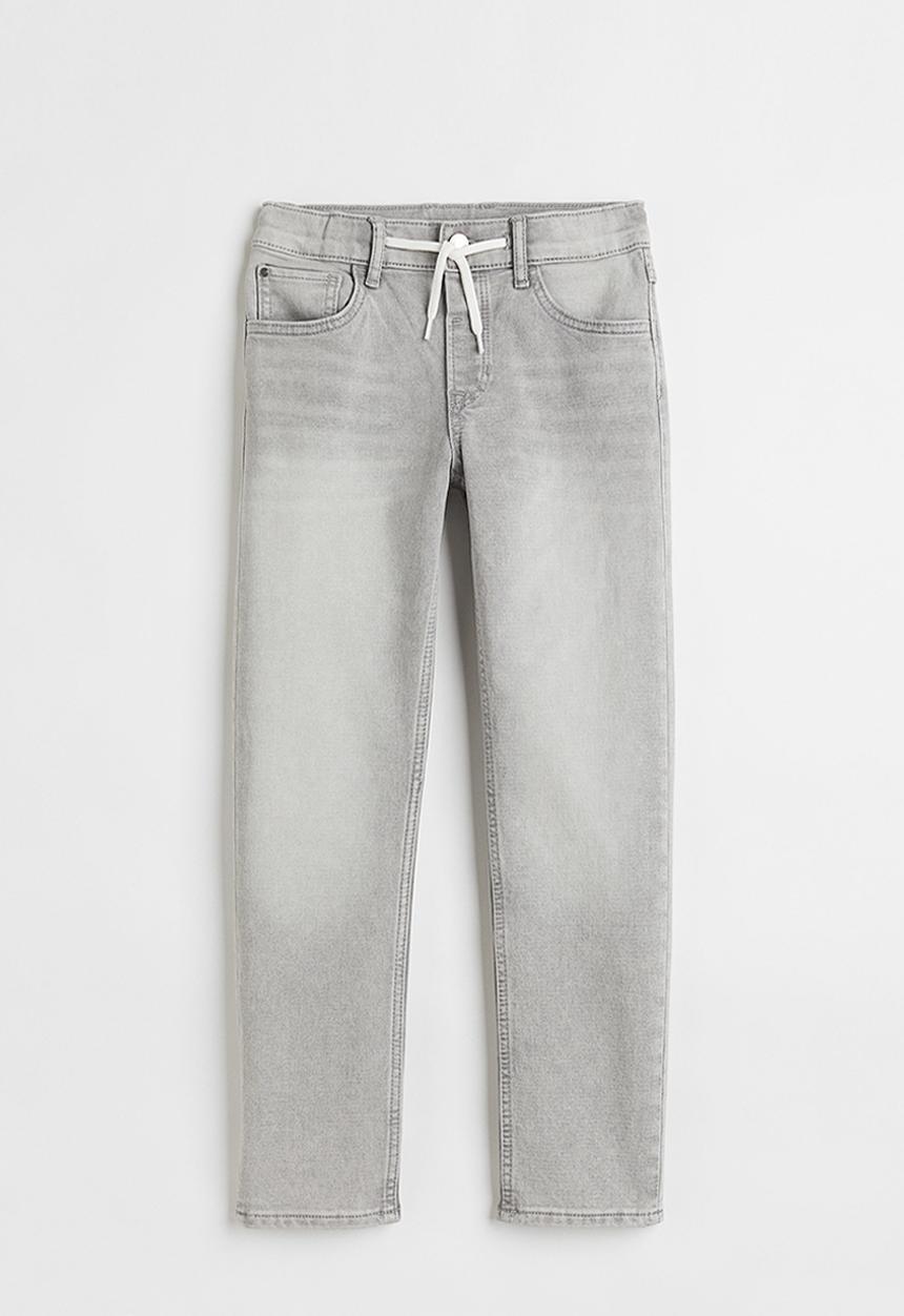 H&M - Super soft denim joggers - grey