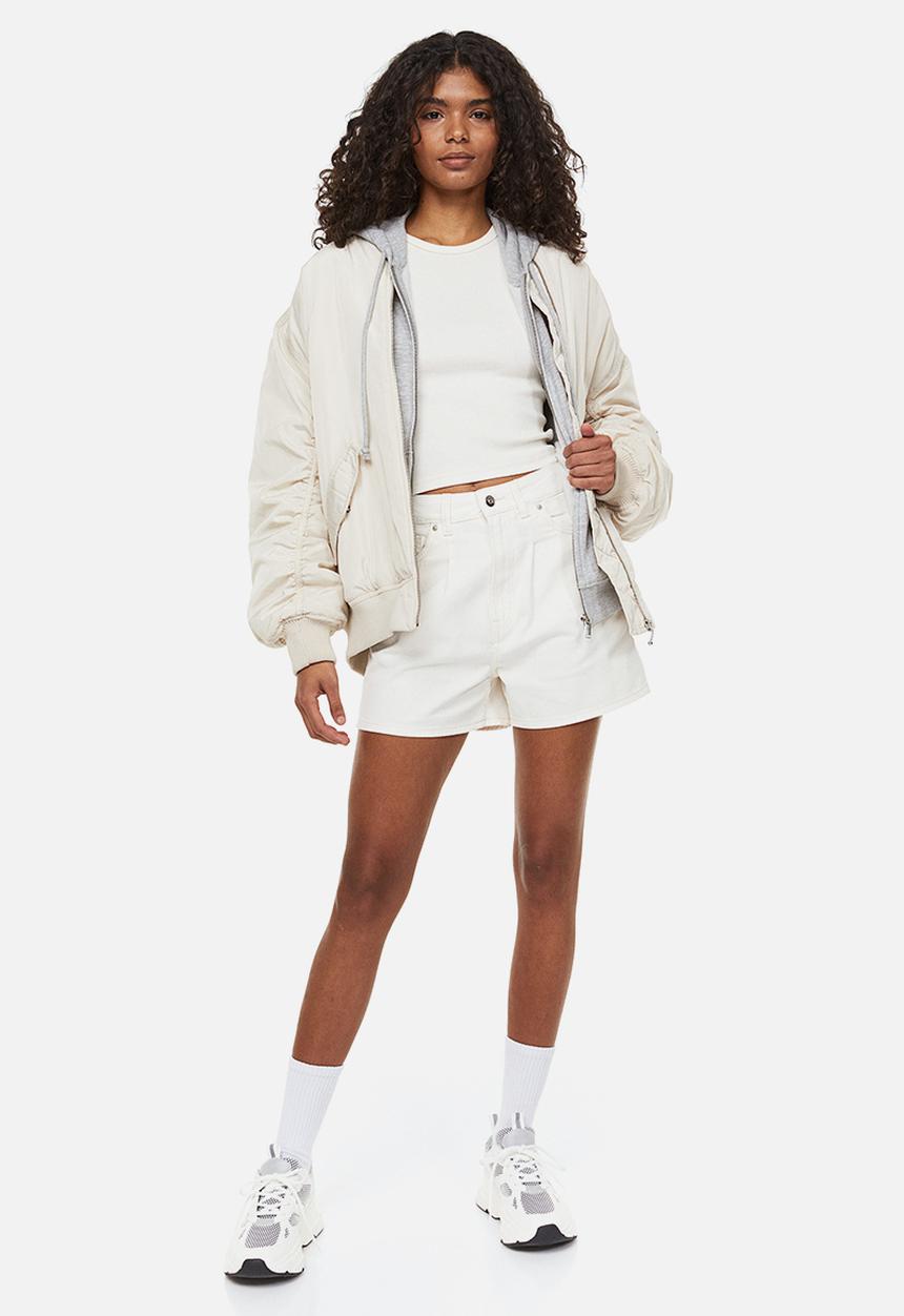 H&M - Twill shorts - cream